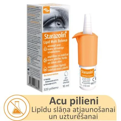 Starazolin Lipid Multi Balance acu pilieni 10 ml