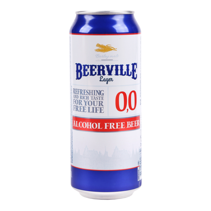 ALUS BEERVILLE BEZALKOHOLISKAIS 0,5L