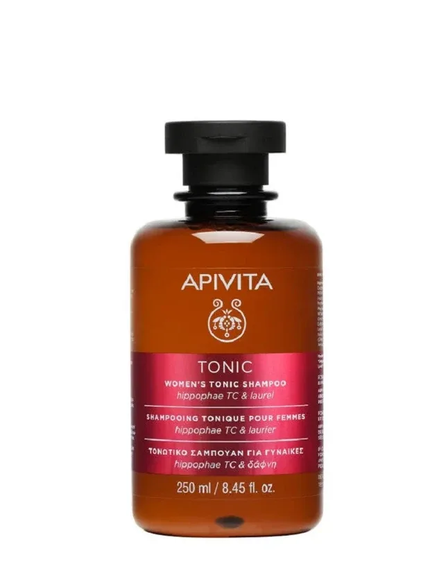 Apivita Women`s Tonic tonizējošs šampūns ar hippophae TC un lauru lapu ekstraktu, 250 ml