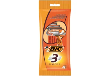 VIENREIZĒJIE SKUVEKĻI BIC 3 SENSITIVE 4GAB.