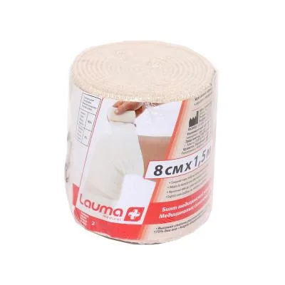 Lauma Medical elastīgā medicīniskā saite austa 8 cm X 1,5 m