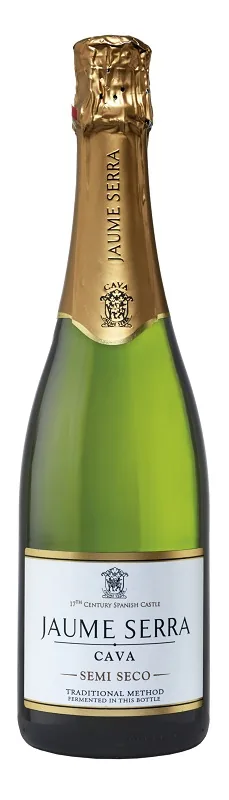 DZIRKSTOŠAIS VĪNS JAUME SERRA CAVA SEMI SECO, PUSSAUSS, 11,5%, 0.75L