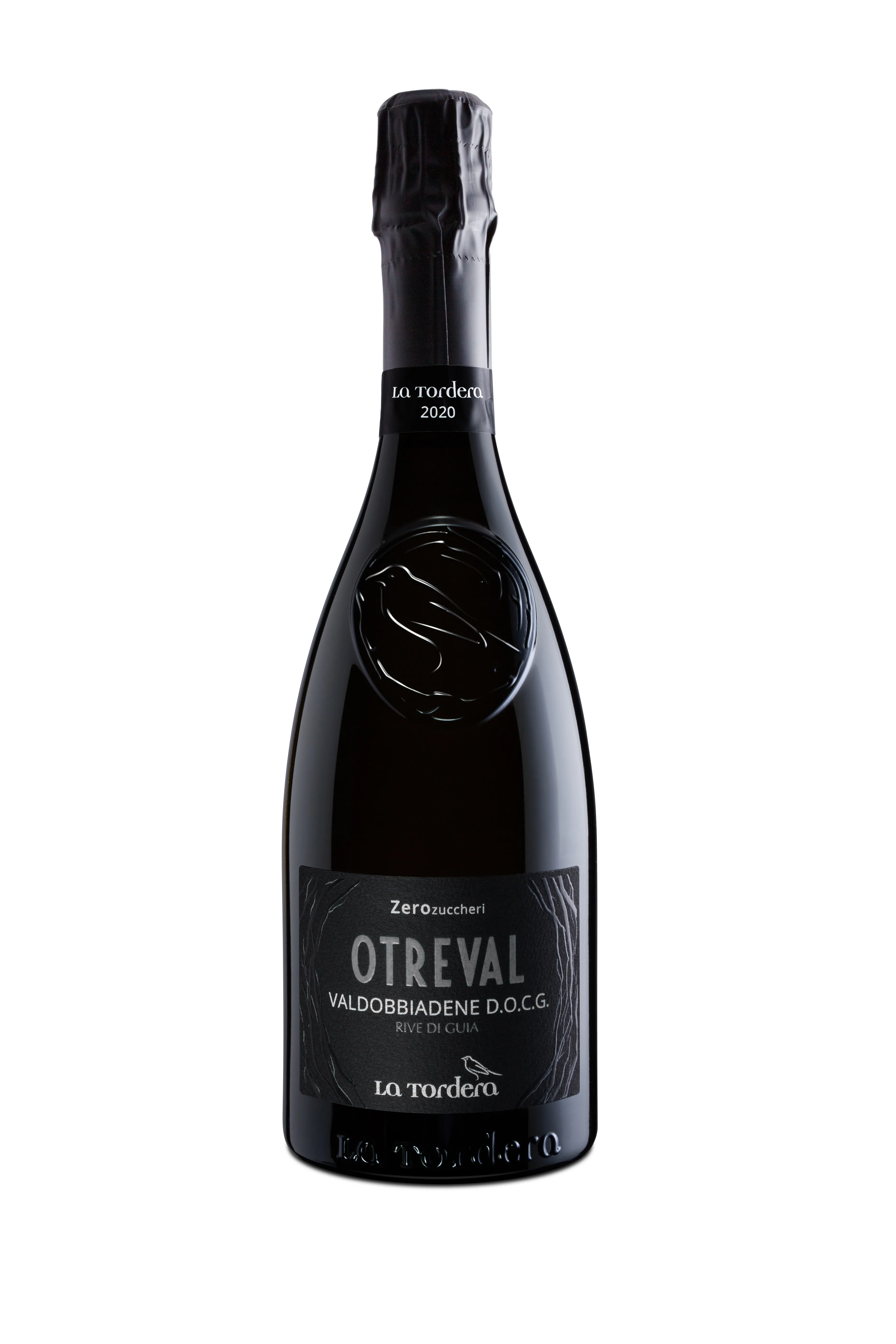 Dzirkstošais vīns La Tordera Valdobbiadene Prosecco Otreval DOCG rive di guia, extra brut, 12%, 0.75