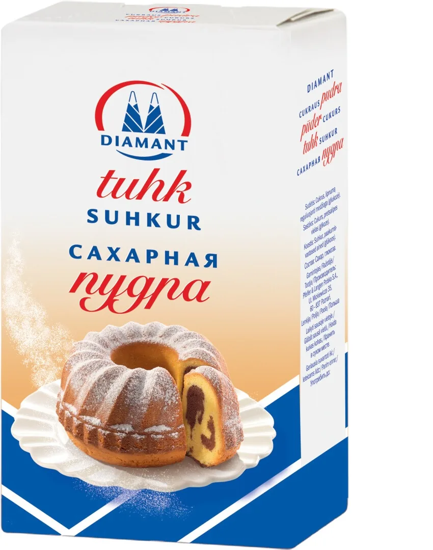 PŪDERCUKURS DIAMANT, 250G