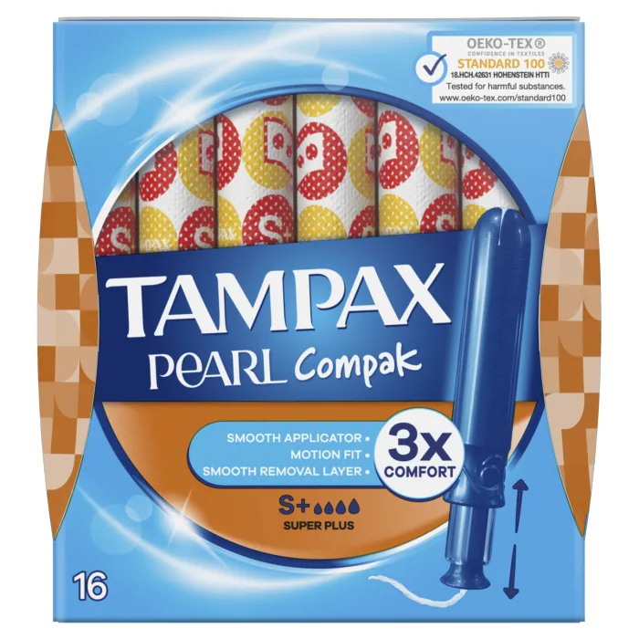 TAMPONI TAMPAX COMPAK PEARL SUPER PLUS 16GAB.
