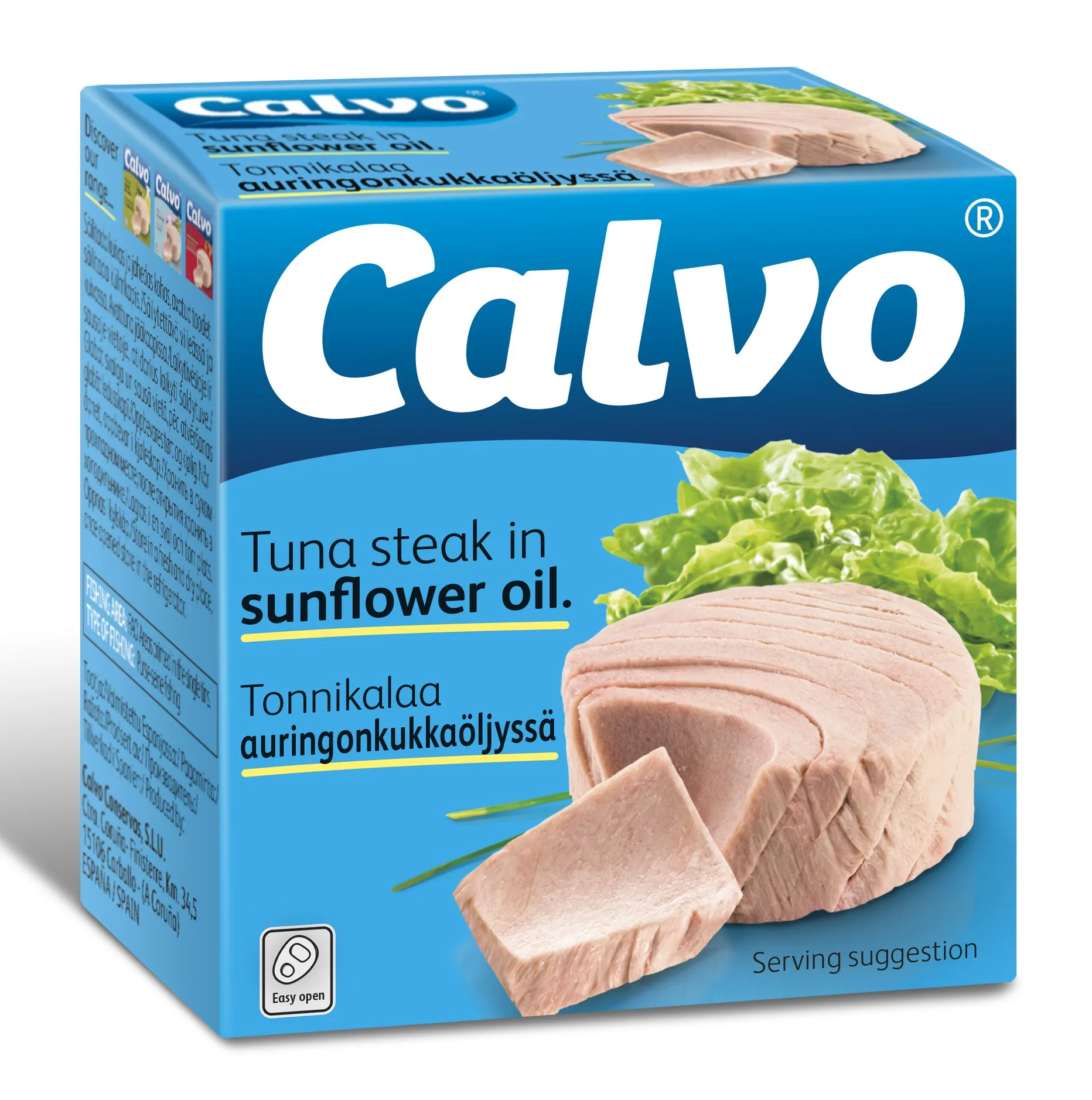 TUNČA STEIKS CALVO SAULESPUĶU EĻĻĀ, 80G