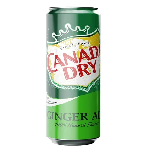 GĀZĒTS DZĒRIENS CANADA DRY GINGER ALE, BUNDŽĀ, AR SALD., 0.33L(DEP)
