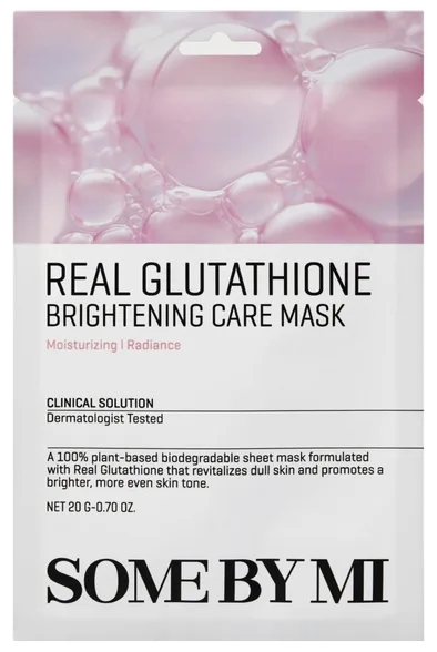 Some by Mi Real Glutathione Brightening auduma sejas maska, 20 g
