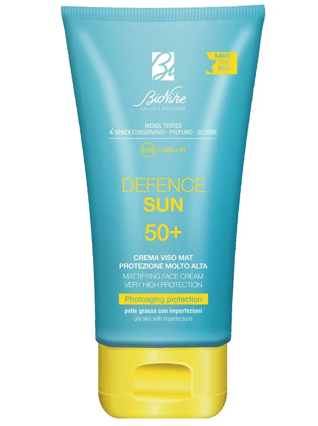 Bionike Defence Sun 50+ matējošs sejas krēms, 50 ml
