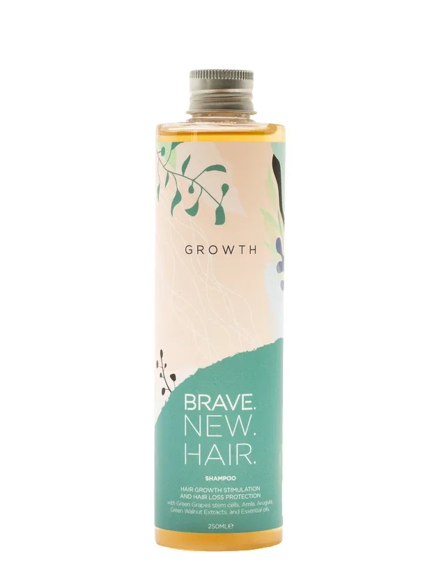 Brave.New.Hair. Growth šampūns matu augšanu veicinošai ar kofeīnu, 250 ml