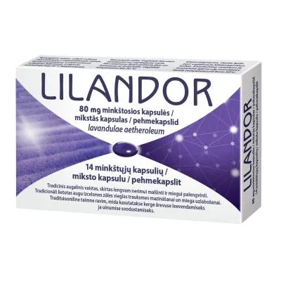 Lilandor 80 mg mīkstās kapsulas N14