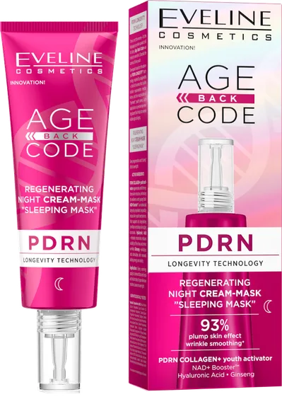 Eveline Age Back Code regenerating night, sleeping mask sejas maska, 40 ml