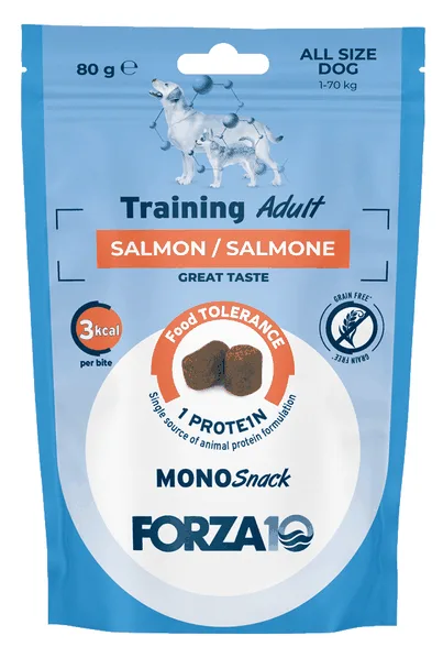 FORZA10 Monosnack Training Adult lasis, suņiem gardumi, 80 g