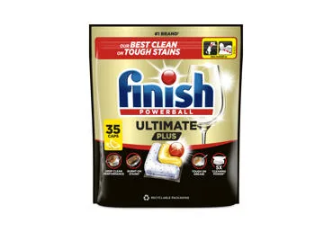 TRAUKU MAZGĀJAMĀS MAŠĪNAS KAPSULAS FINISH ULTIMATE PLUS LEMON 35GB