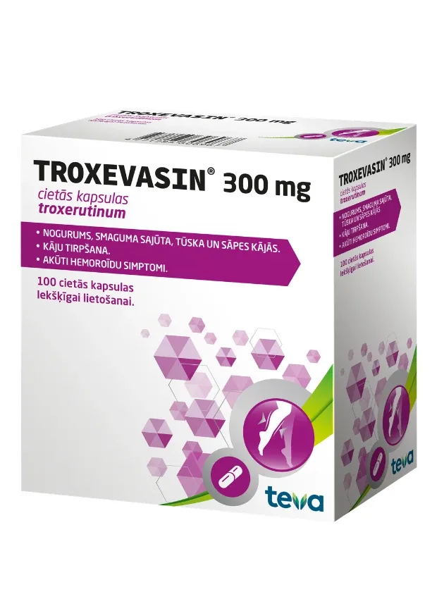 Troxevasin 300 mg, 100 kapsulas