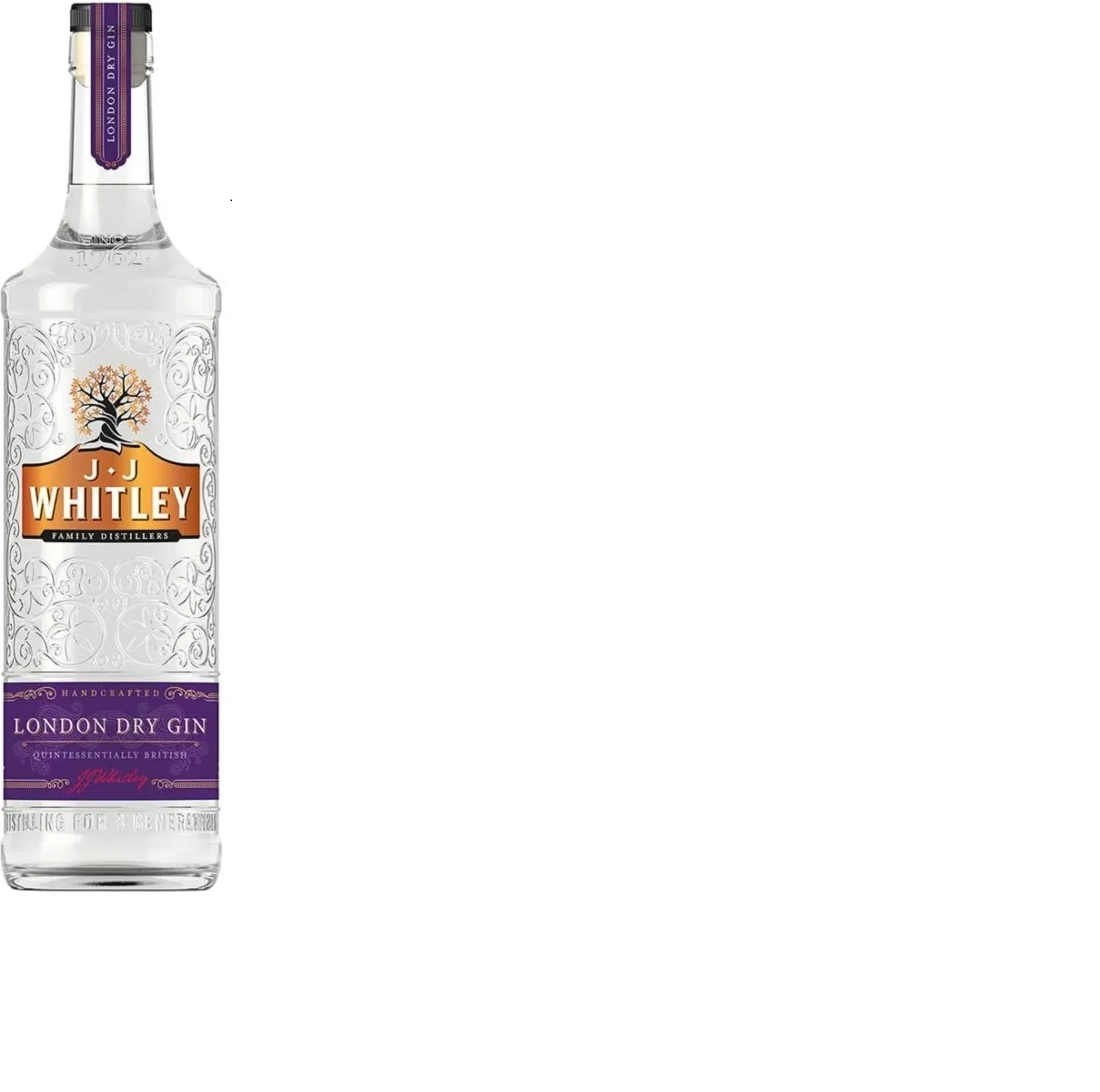 Джин J.J. Whitley London Dry, 37,5%, 0,7 л