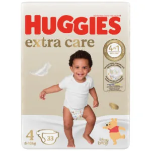 AUTIŅBIKSĪTES HUGGIES EXTRA CARE4 JP 8-16KG 33GB
