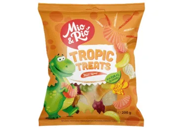ŽELEJAS KONFEKTES MIO&RIO TROPICAL MIX 200G