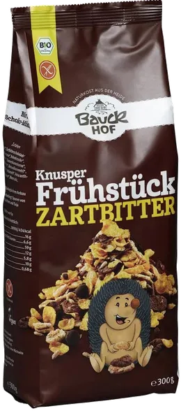 Bauck Hof ar melno šokolādi muslis, 300 g