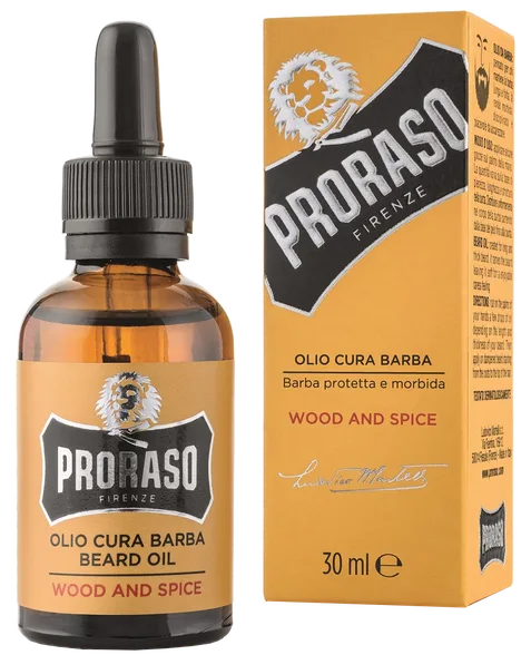 Proraso Wood and Spice eļļa bārdai, 30 ml