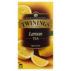 TĒJA MELNĀ TWININGS AR CITRONU, 25GAB.
