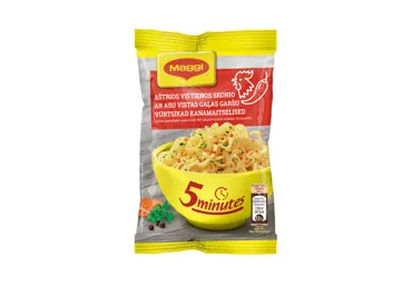 ĀTRI PAGATAVOJAMI MAKARONI MAGGI AR PIKANTĀS VISTAS GARŠU 59,2G