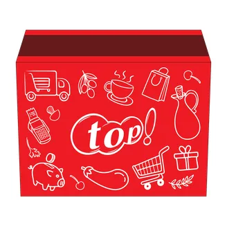 SĒRKOCIŅI TIP TOP SAFETY MATCHES TOP LOGO