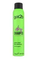 GOT2B INSTANT FRESH-UP EXTRA FRESH SAUSAIS ŠAMPŪNS, 200ML