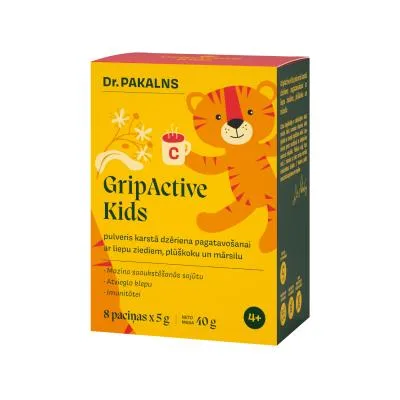 Dr.Pakalns Gripactive Kids pulveris 5 g N8