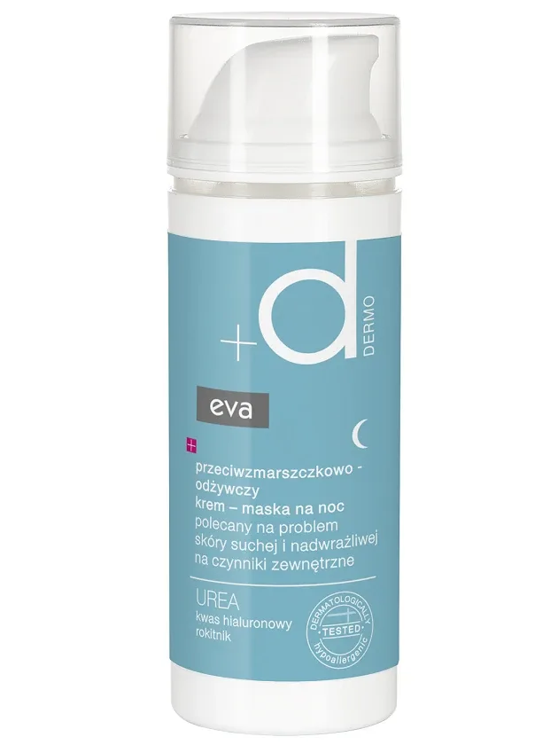 Eva Dermo barojoša pretgrumbu nakts maska, 50 ml