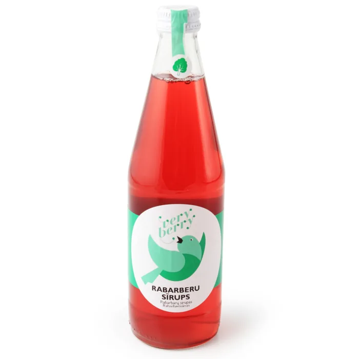 VERY BERRY DABĪGAIS RABARBERU SĪRUPS 0.5L