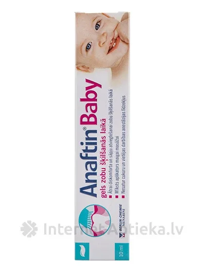Гель Anaftin Baby для младенцев при прорезывании зубов, 10 мл
