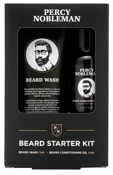 Percy Nobleman Beard Starter Komplekts, 1 gab.
