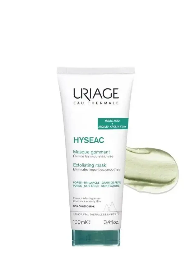 Uriage Hyseac eksfoliējoša maska, 100 ml