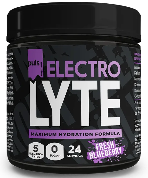 Puls Nutrition Electrolyte Fresh Blueberry pulveris, 120 g