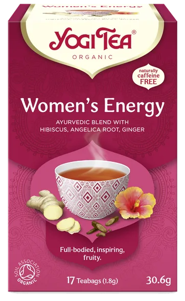 Yogi Tea Women’s Energy BIO tēja maisiņos, 17 gab.