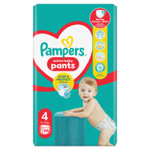 AUTIŅBIKSĪTES PAMPERS PANTS GIANT PACK S4 66GAB.