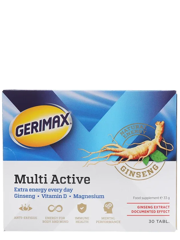 Gerimax Multi Active, 30 tabletes