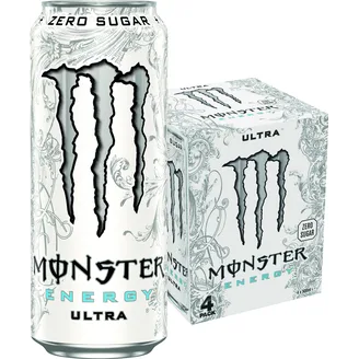 D ENERĢIJAS DZĒR. MONSTER ULTRA WHITE 500MLX4GAB CAN