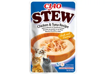 SAUTĒJUMS KAĶIEM STEW VISTA-TUNCIS CHURU 40G