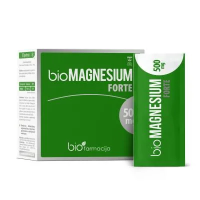 Biofarmacija Biomagnesium Forte 500 mg pulveris N20