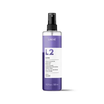 Lakmē L2 Blonde divfāžu kondicionieris blondiem un sirmiem matiem 300 ml