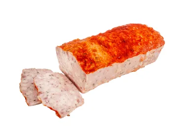 Копчёная куриная колбаска с сыром, за кг
