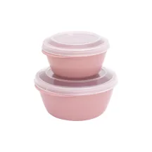 Pārtikas kārbu komplekts Good Cook, 2 gab., 0,25/ 0,5 l, rozā