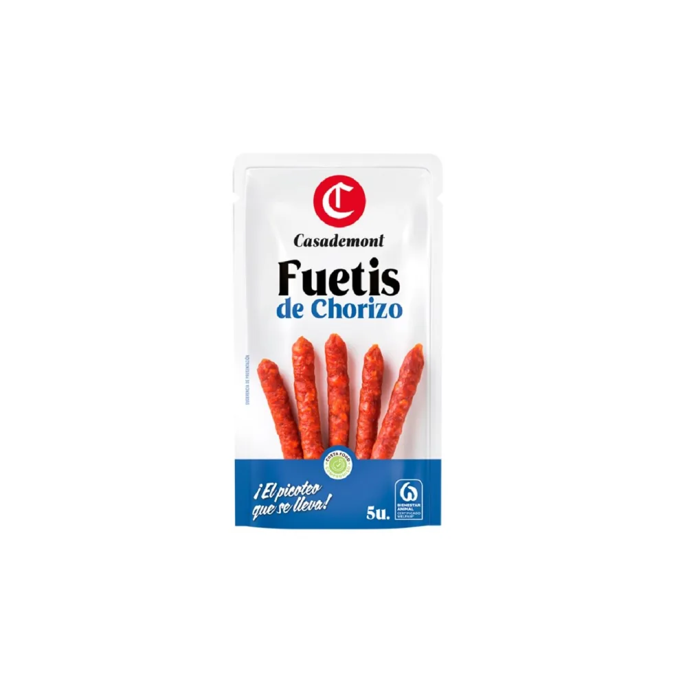 DESIŅAS FUETIS CHORIZO, 50G, CASADEMONT