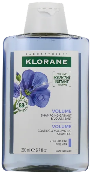 Klorane Flax Fiber šampūns, 200 ml