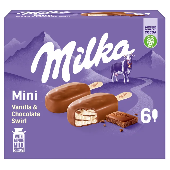 SALDĒJUMS MILKA MINI STICK 6X50ML