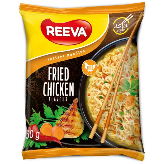 ĀTRI PAGATAVOJAMĀS NŪDELES REEVA ASIA STYLE VISTAS GARŠAS 60G