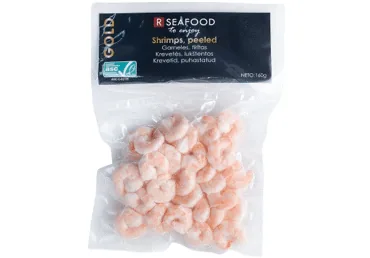 GARNELES R SEAFOOD GOLD 100-200 TĪRĪTAS VĀRĪTAS 160G