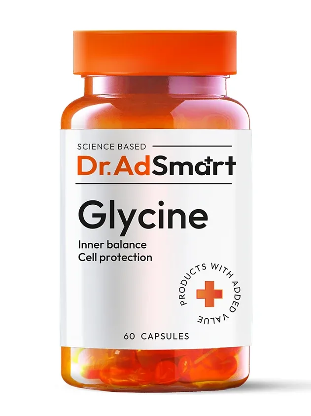 Dr. Ad Smart Glycine kapsulas, 60 gb.